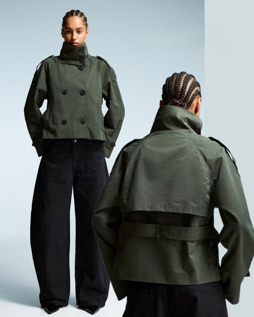 TRENCH CORTO